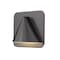 Z-Lite Obelisk 1 Light Outdoor Wall Sconce, Outdoor Rubbed Bronze & Sand-blast glass 578ORBZ-LED - alternate 2